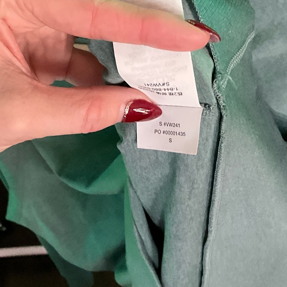 Vuori Women's Crew Neck Sweater - Teal - Picture 4 of 4